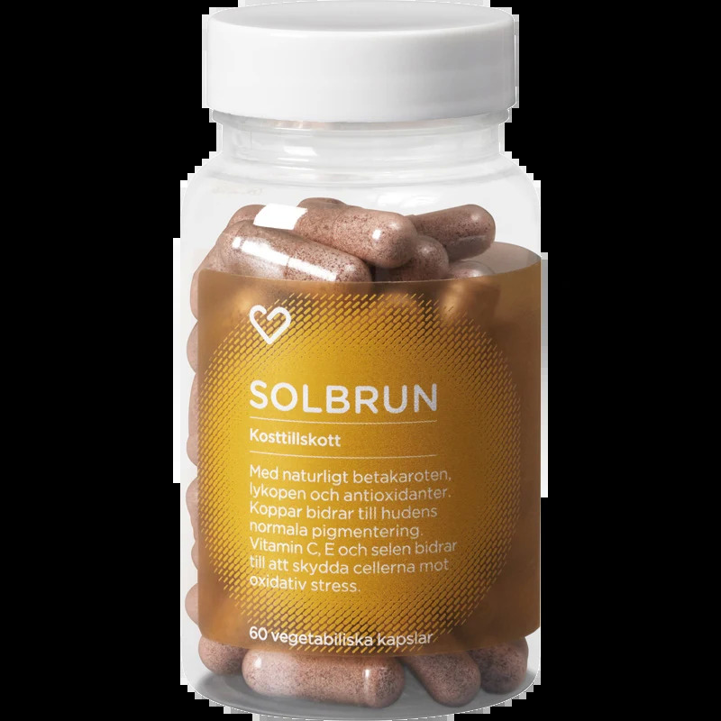 Hjärtats Solbrun Kapsel 60 st