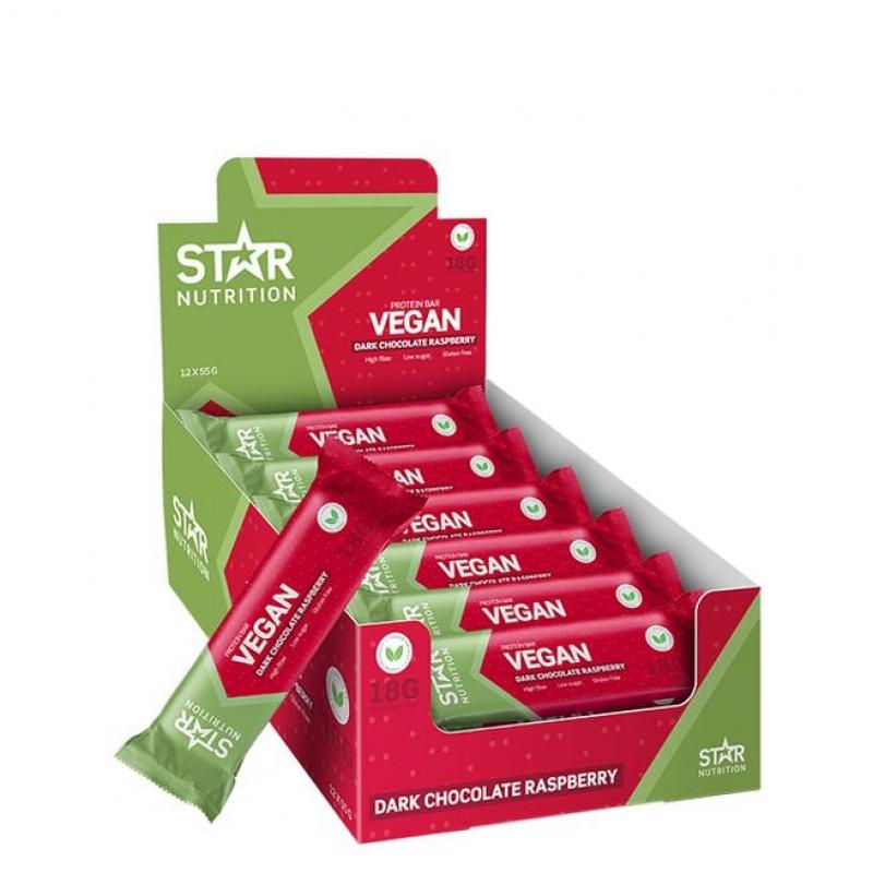 12 x Star Nutrition Vegan Protein bar