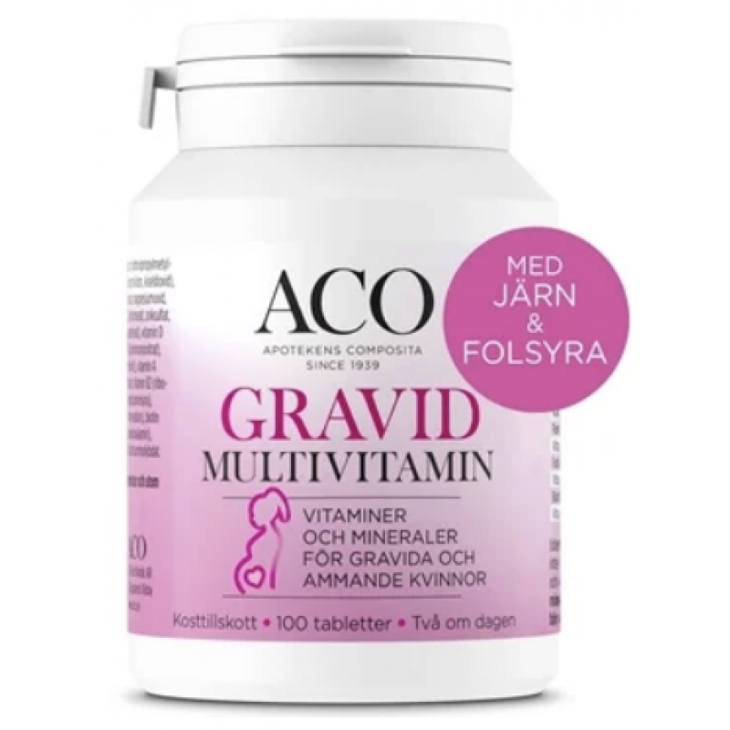 Aco Gravid Multivitamin Tabletter