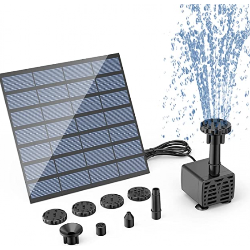 AISITIN Solfontän, 2022, uppgradering, gör-det-själv