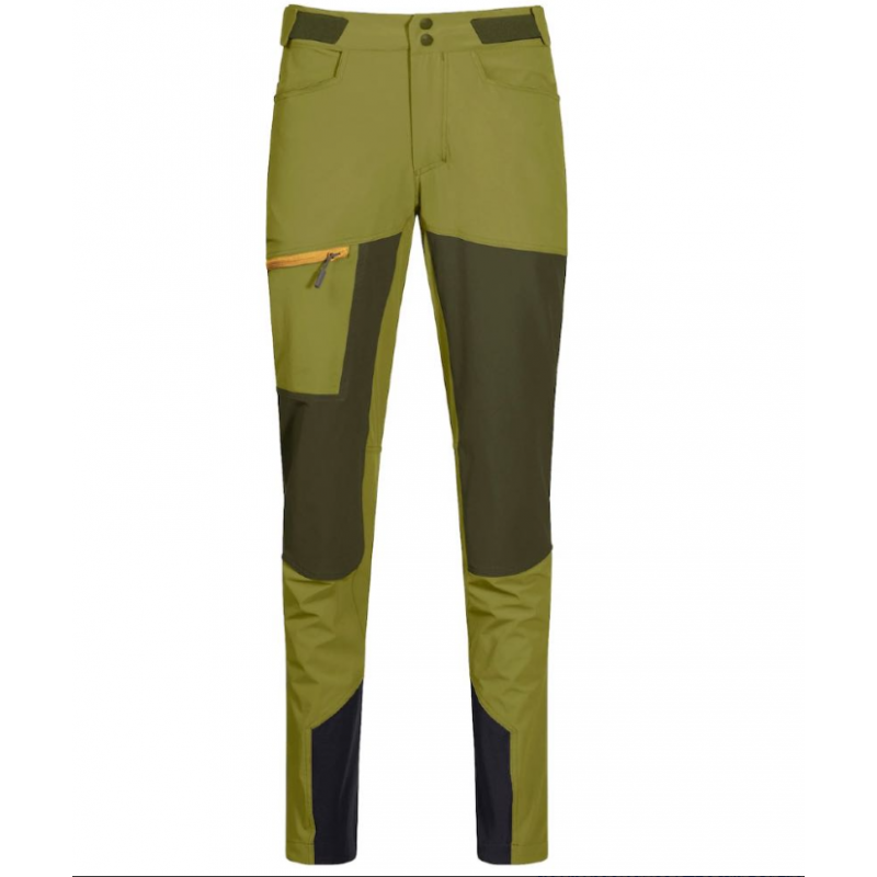BERGANS OF NORWAY - CECILIE MOUNTAIN SOFTSHELL PANTS DARK OLIVE GREEN / TRAIL