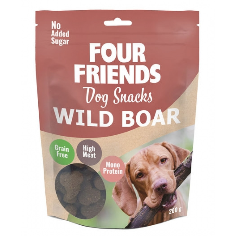 FourFriends Dog Snacks Wild Boar 200 g