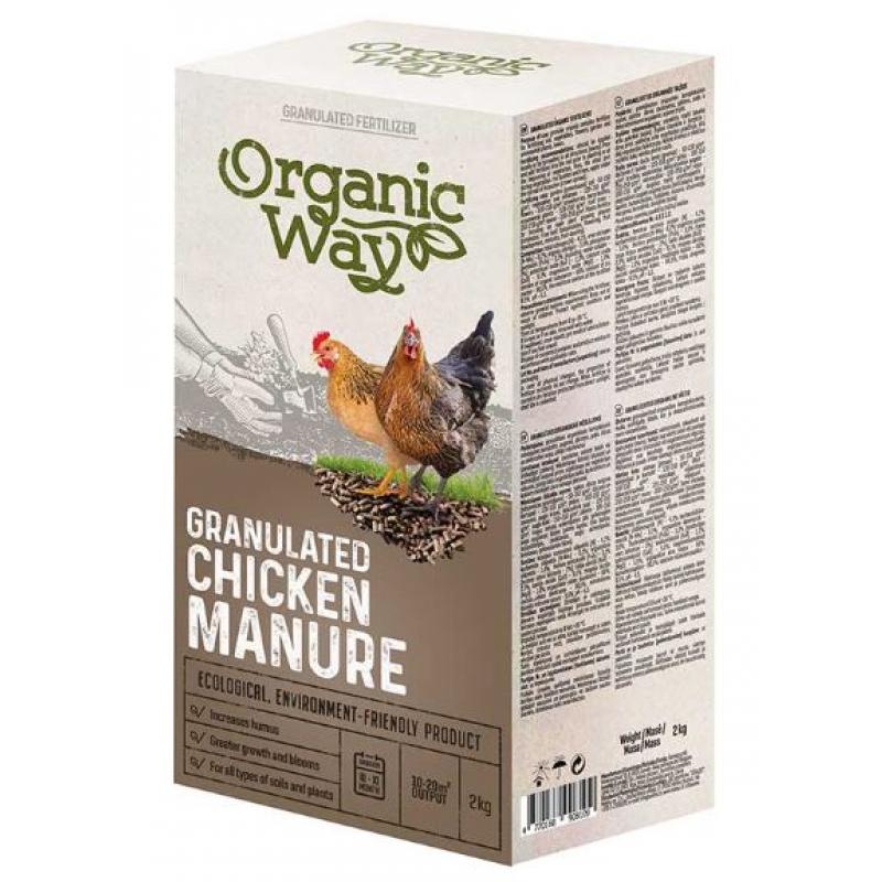 Granulerad hönsgödsel