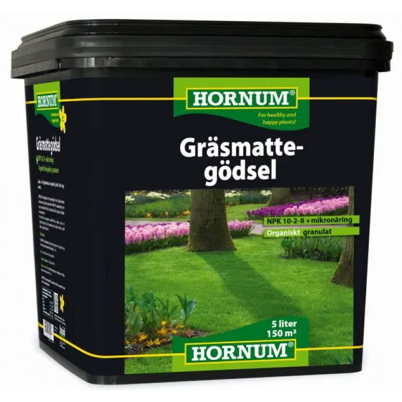 HORNUM Organisk Gräsmattegödsel 5l
