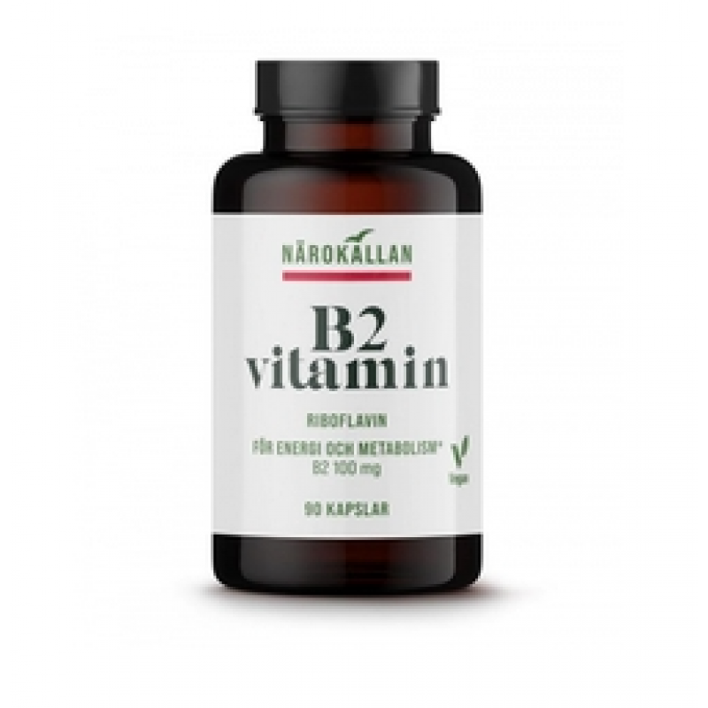Närokällan B2 Riboflavin 100 mg 90 kapslar