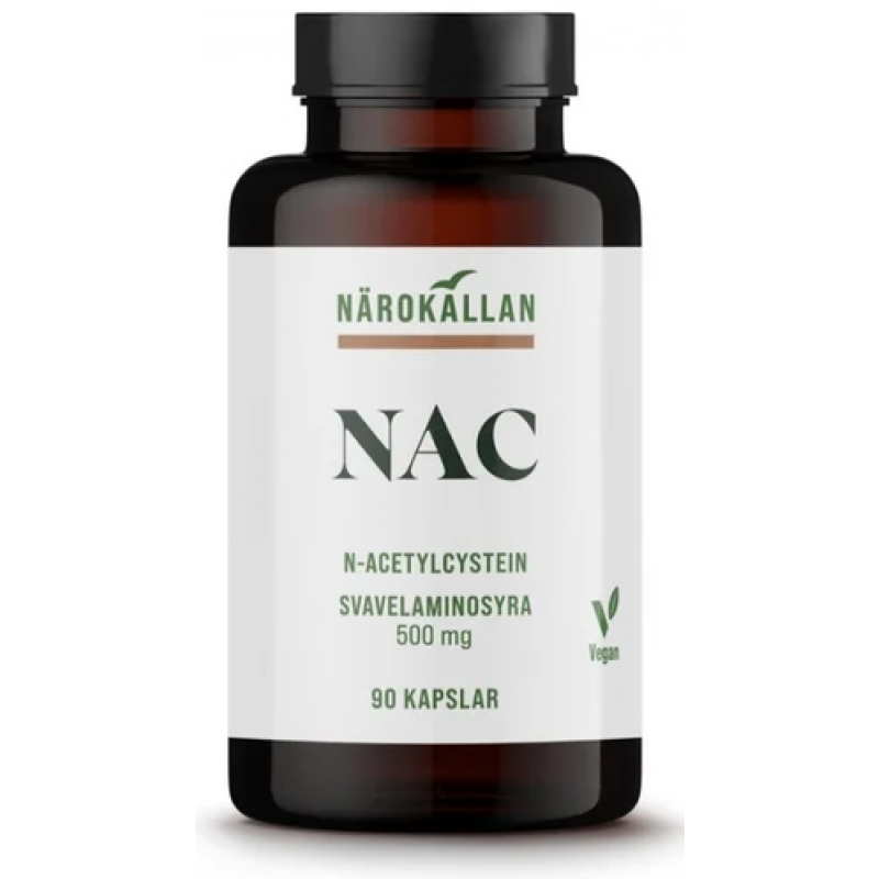 Närokällan NAC (N-Acetyl Cystein) 90 kapslar