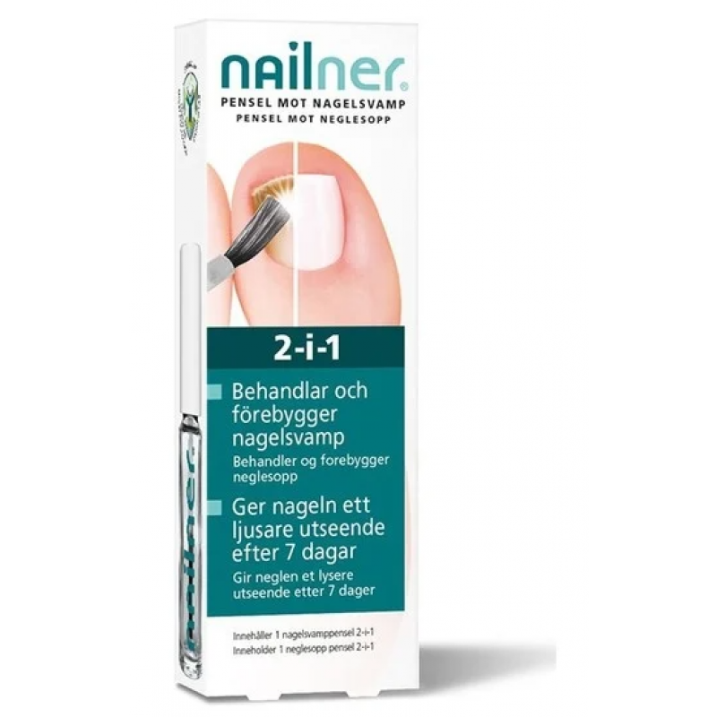Nailner Pensel 2-i-1