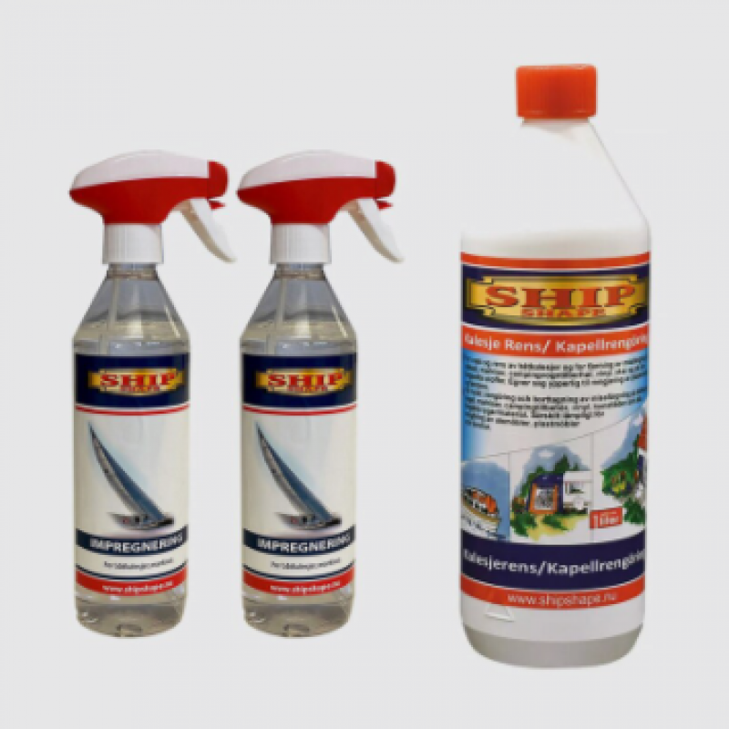 Ship Shape kapellrengöringskit med impregnering