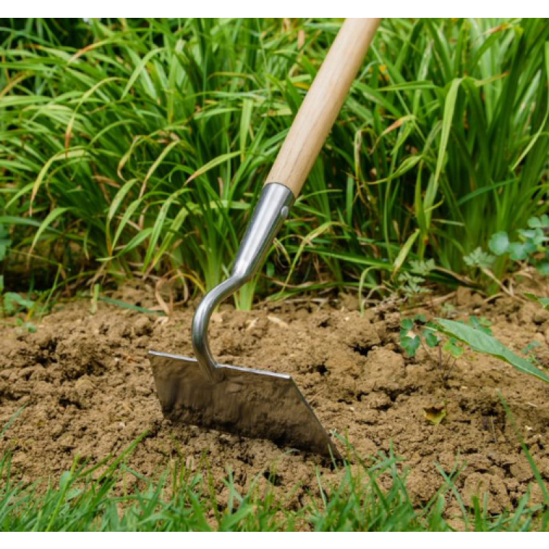 Renshacka med långt skaft