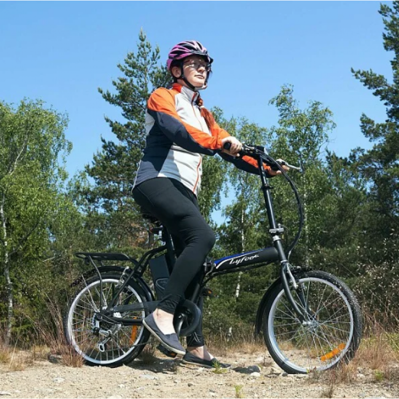 Hopfällbar elcykel | 250W - 10,4Ah | 6 växlar | Lyfco