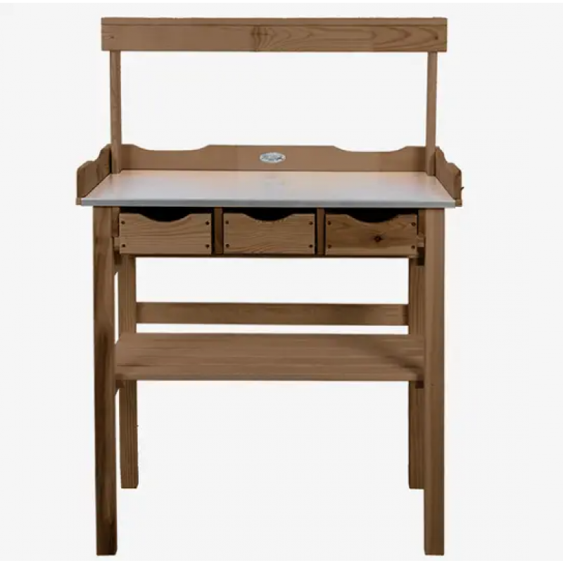 Planteringsbord med hylla