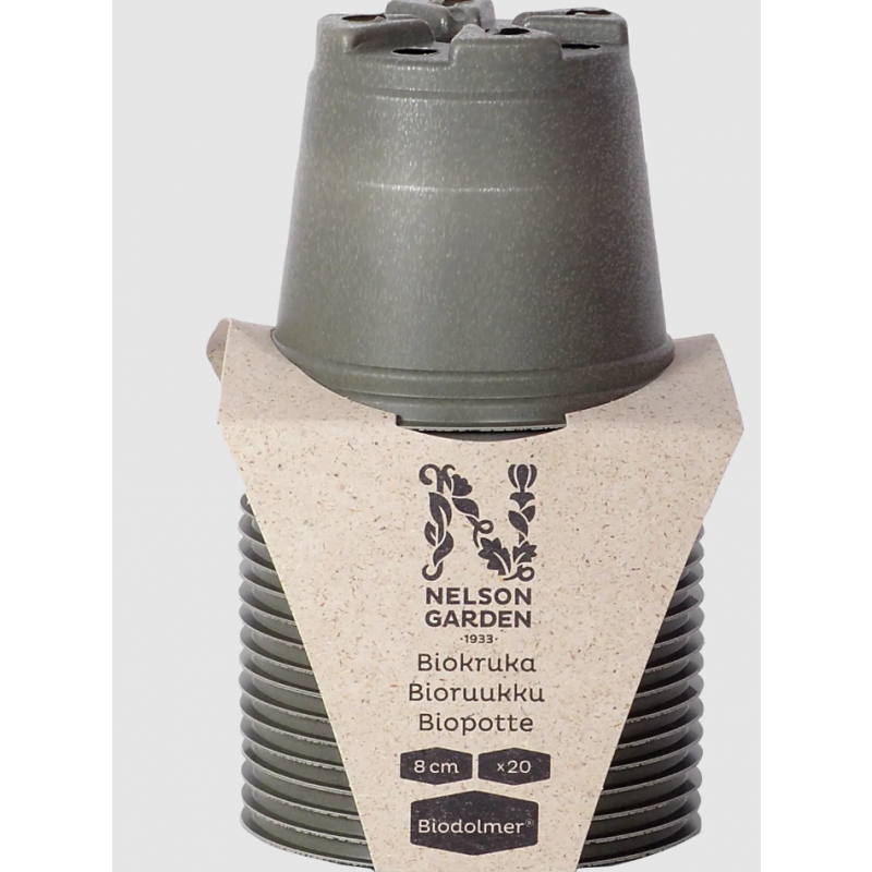 Planteringskruka Rund 8cm - 20-p