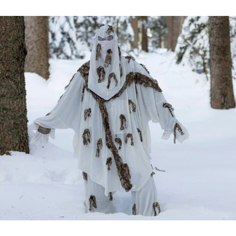 GHOSTHOOD Snow-Hoodie Reversibel Camo