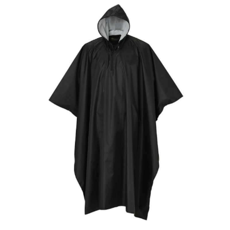 Poncho Pinewood Rainfall Svart