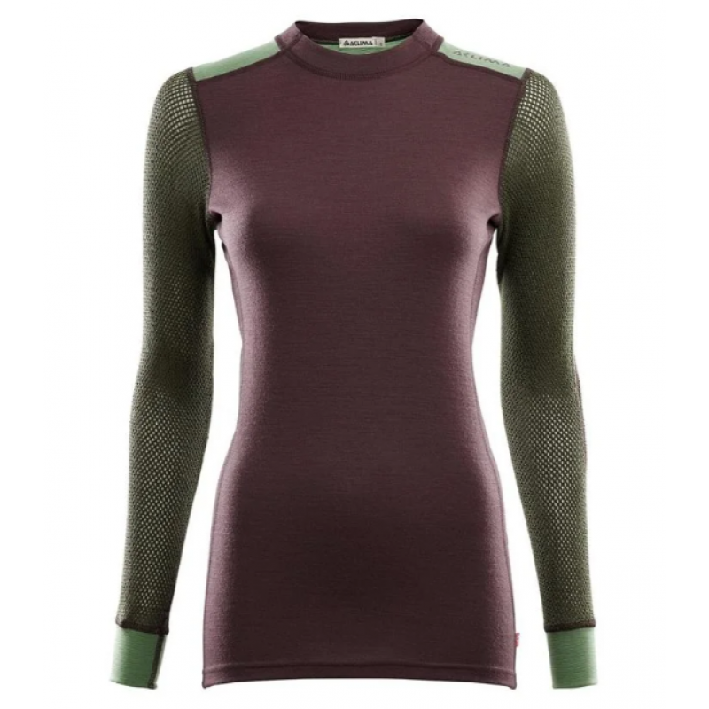 Aclima WoolNet Hybrid Crewneck Womens