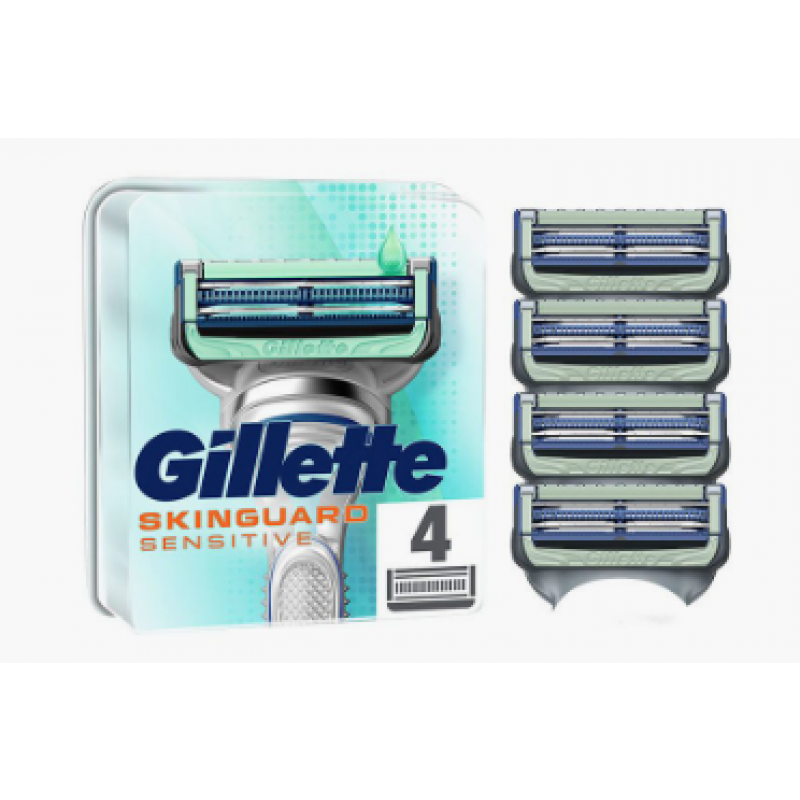 Gillette SkinGuard Sensitive Razor Blade Refills Aloe