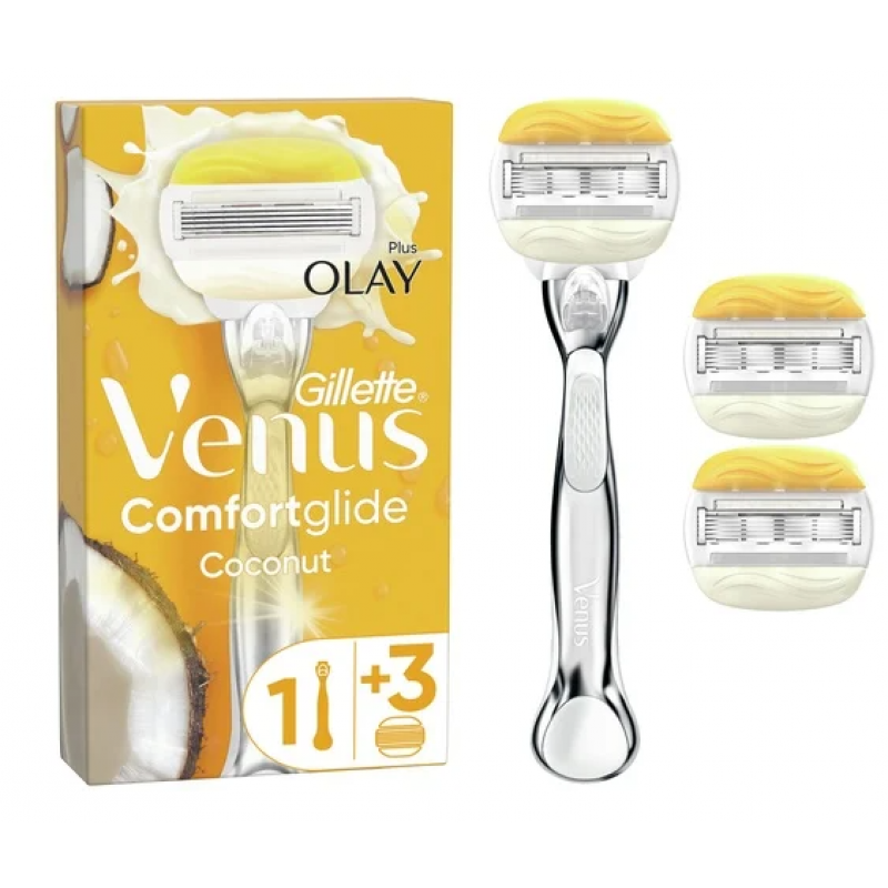 Gillette Venus Comfortglide Coconut plus Olay Rakhyvel 3 Blad