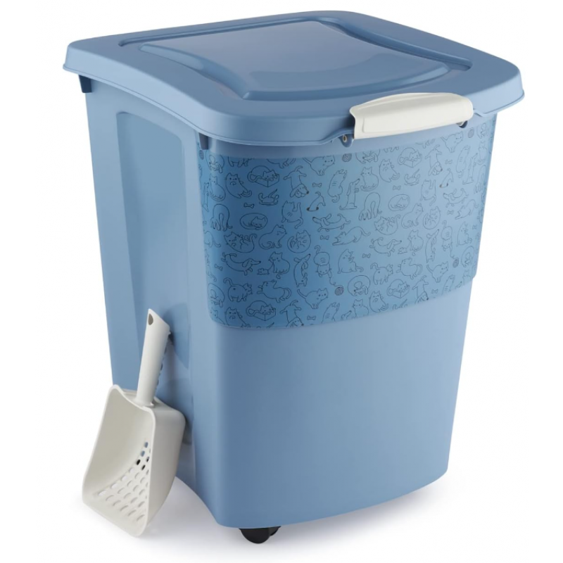 Rotho Archie Djurfoderbehållare 38 l