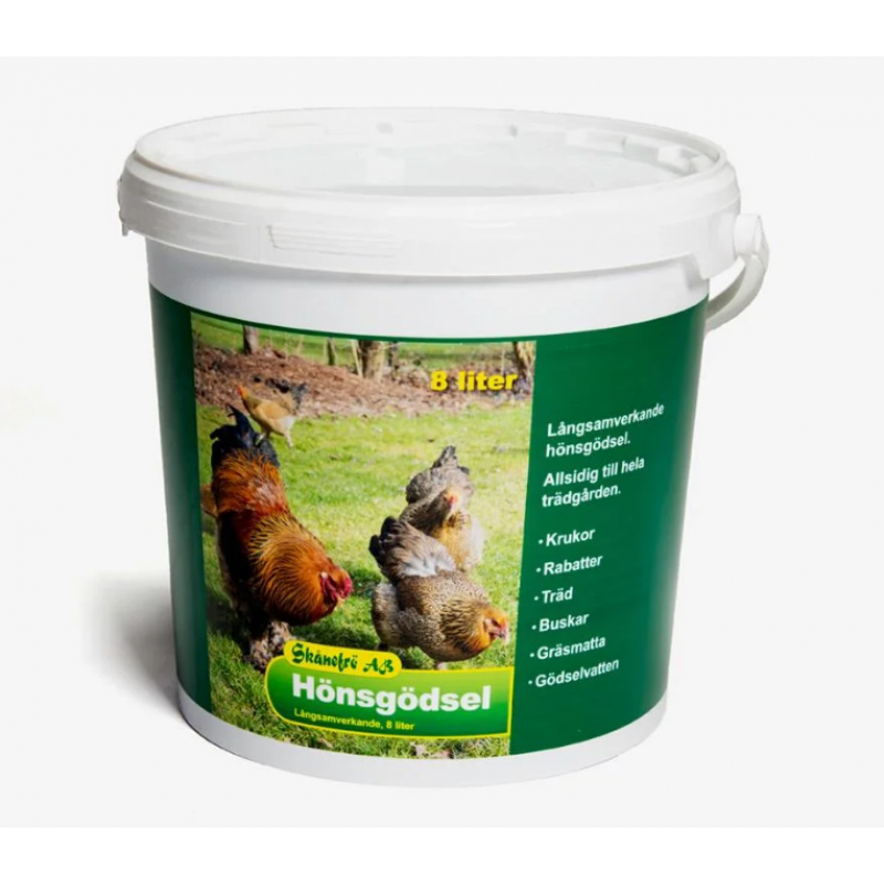 Skånefrö Hönsgödsel 8 liter