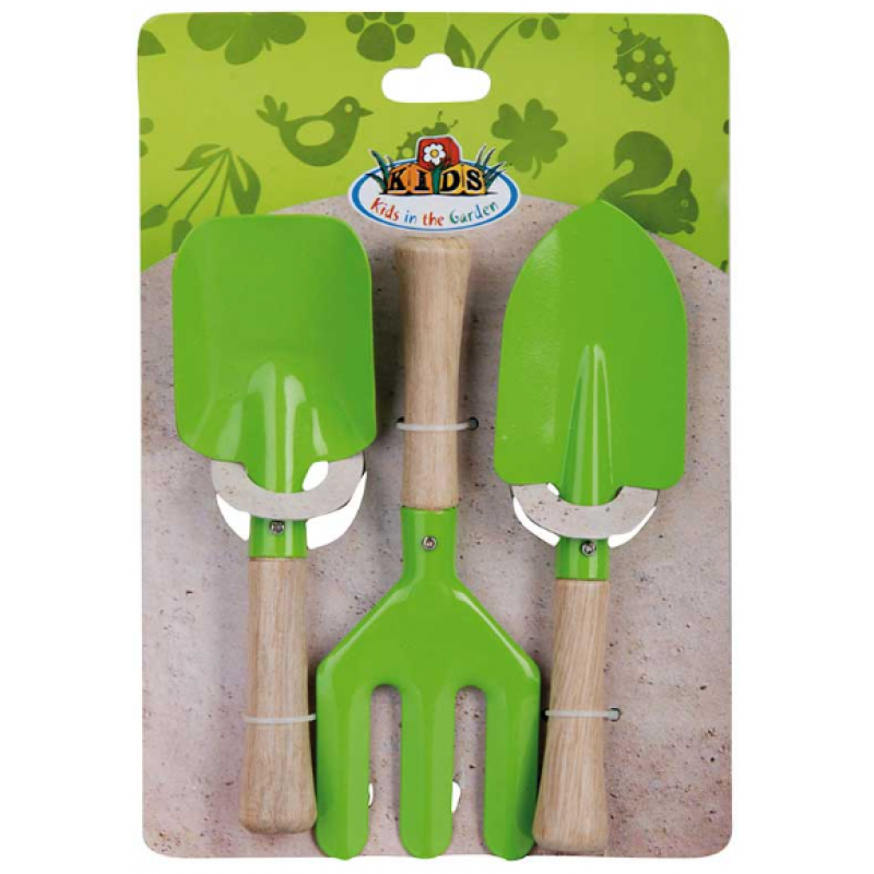 Trädgårdsredskapsset för barn