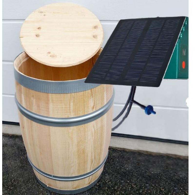 SOL-C24L + vattentunna med lock 