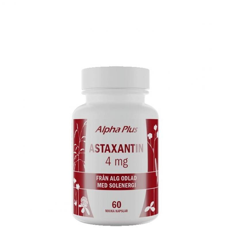Alpha Plus Astaxantin 4mg 60 Mjuka Kapslar