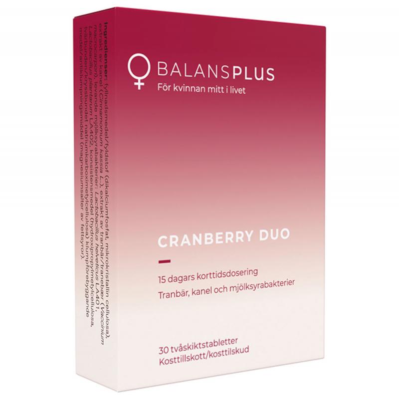 Balans Plus Cranberry Duo 30 tabletter