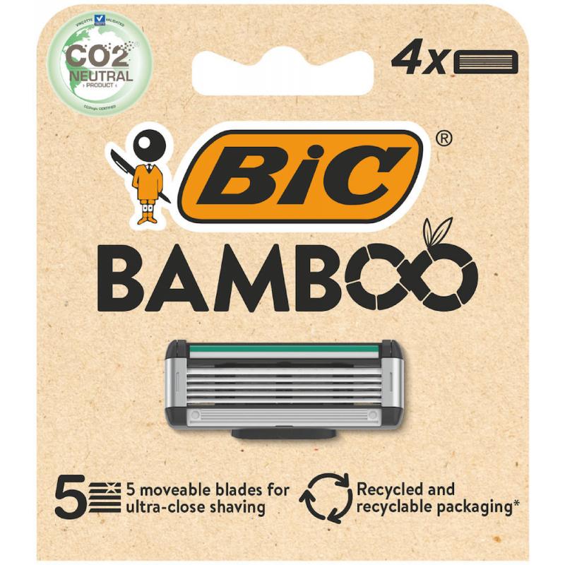 BIC Bamboo Rakblad 4-pack