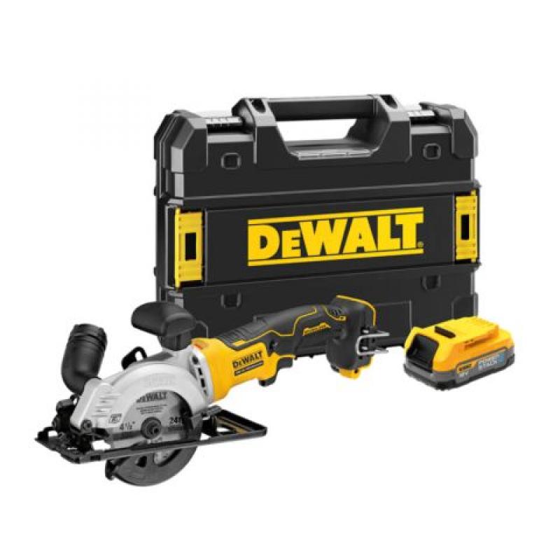 DEWALT DCS571E1T-XJ. Cirkelsåg