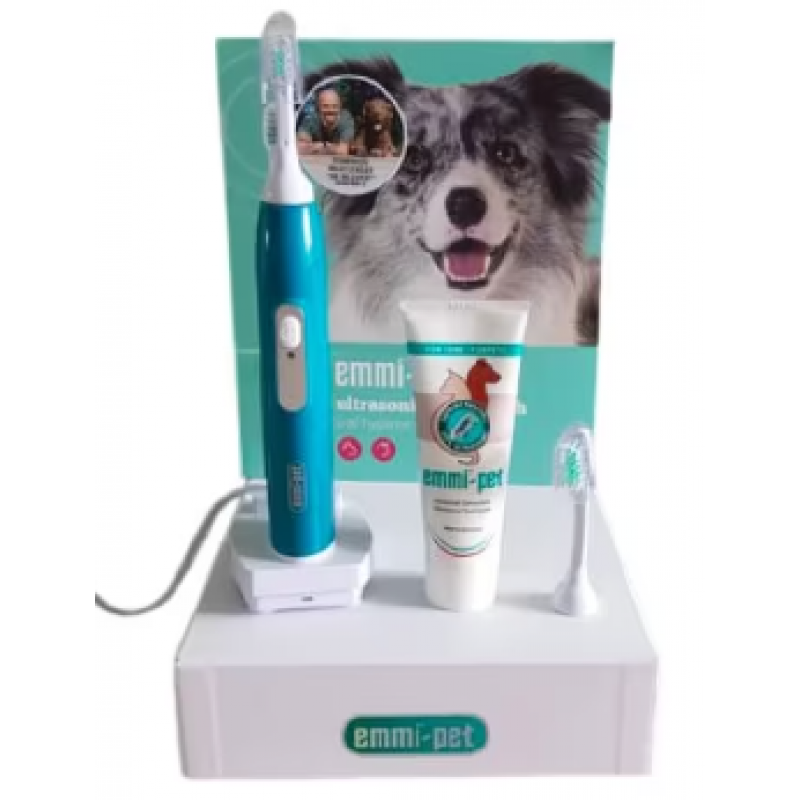 emmi®-pet Ultraljudstandborste 1.0 för hundar och andra sällskapsdjur