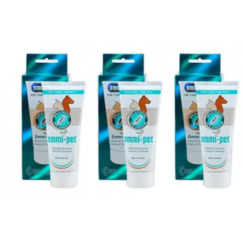 emmi®-pet Ultraljudstandkräm för hundar 3 st x 75 ml