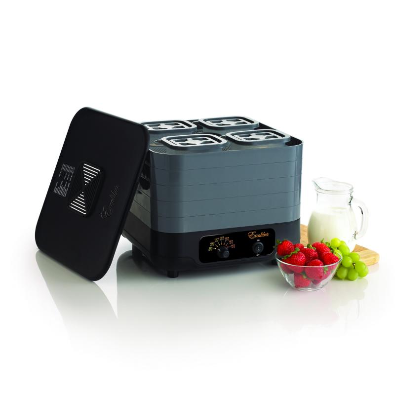 Excalibur Torkugn Stapelbal 5 plåtar Svart/Grå