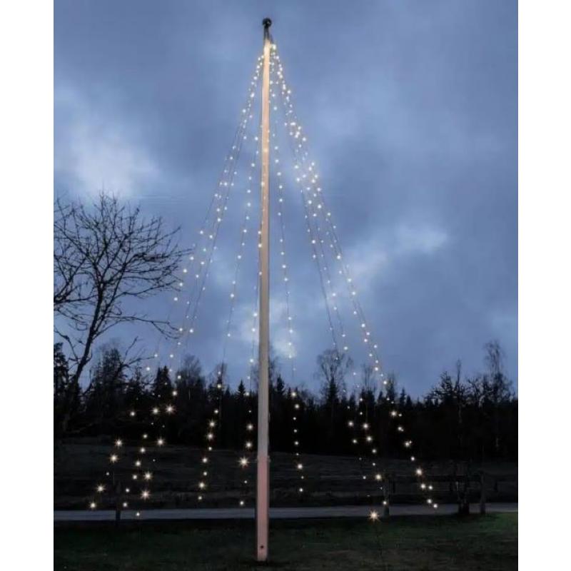 Flaggstångsbelysning Crispy Ice White