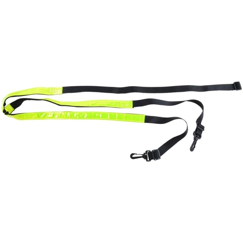 Hansbo Sport förbygel reflex neongul