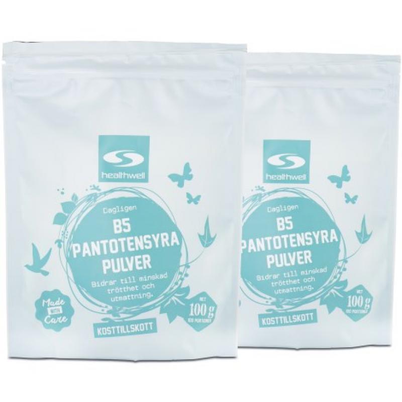 Healthwell B5 Pantotensyra Pulver