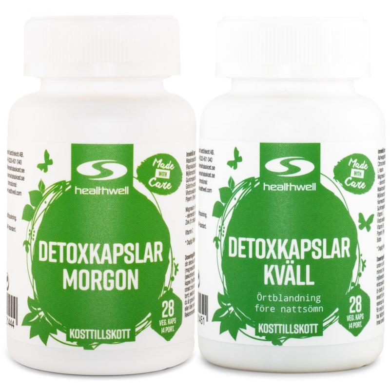 Healthwell Detox tabletter Morgon & Kväll