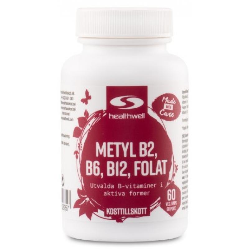 Healthwell Metyl B2, B6, B12, Folat