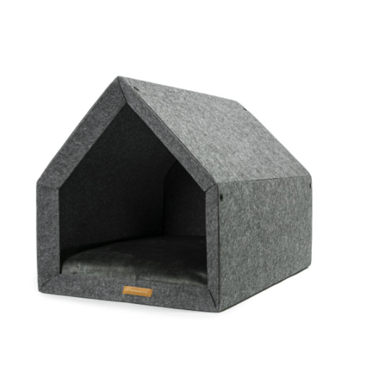 PetHome ljudisolerande Dog Kennel ljus / mörkgrå, S-L storlek