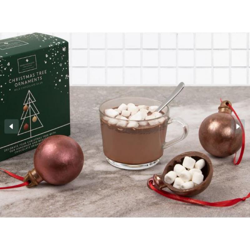 Julgranskulor i Choklad