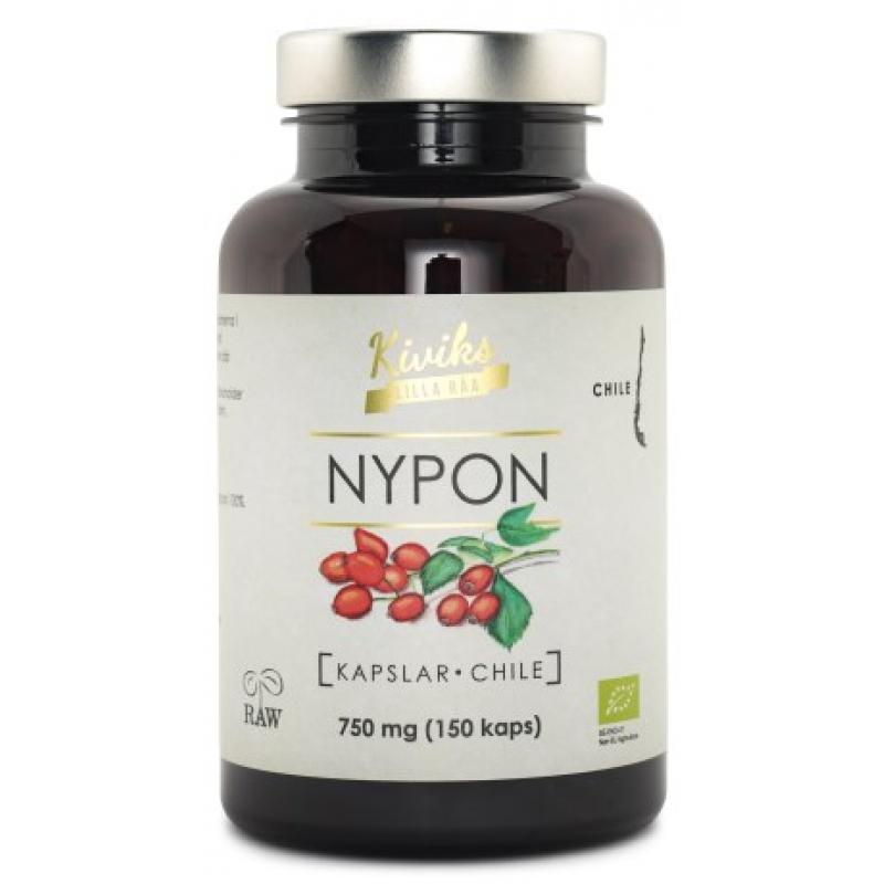 Kiviks Lilla Råa Nyponpulver EKO 750 mg