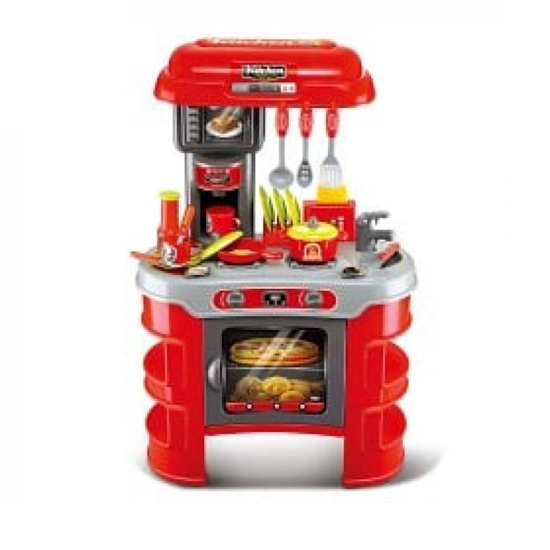 Kök med ljus och ljud