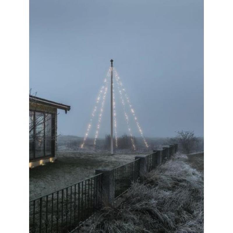 Flaggstångsslinga amberfärgade led