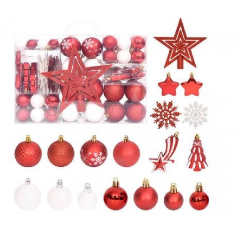 VidaXL Julgranskulor 108 st