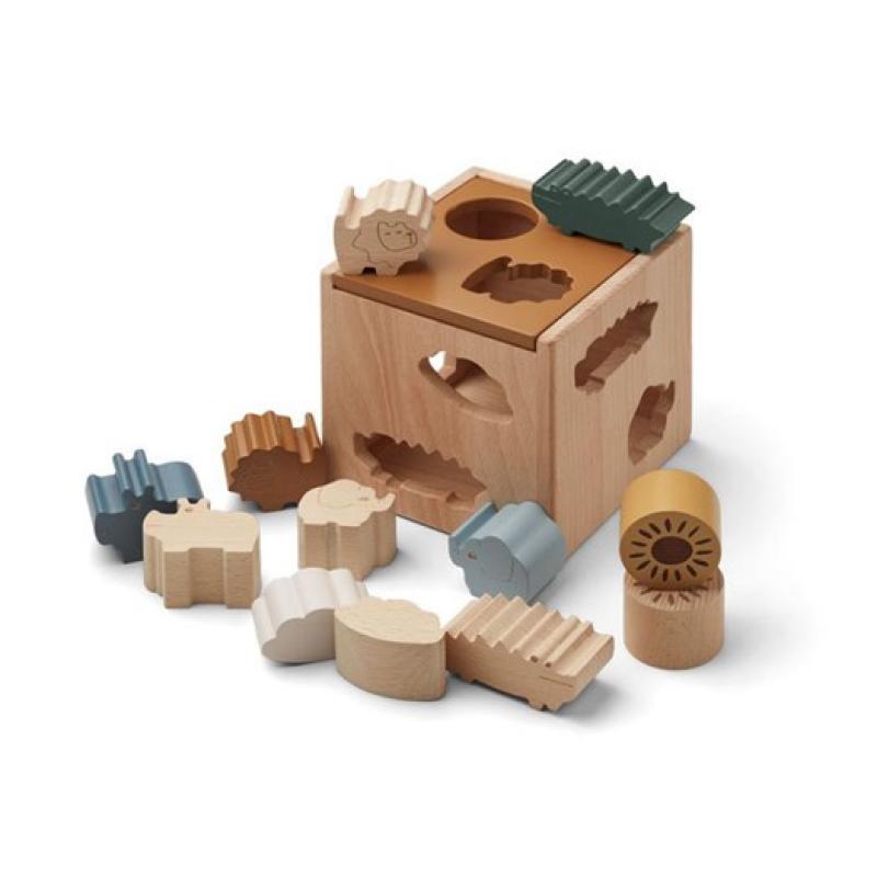 Liewood plocklåda Gary, safari/golden