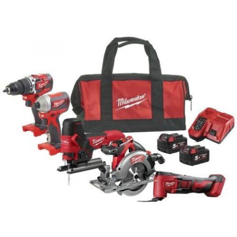 Milwaukee M18 FPP5K-502B Verktygspaket