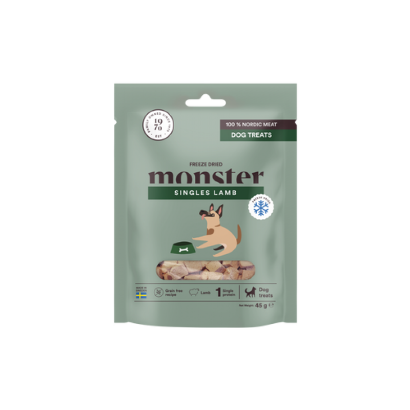 Monster Dog Treats Freeze Dried Lamb