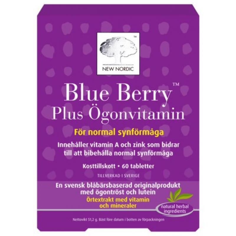 New Nordic Blue Berry Plus Ögonvitamin