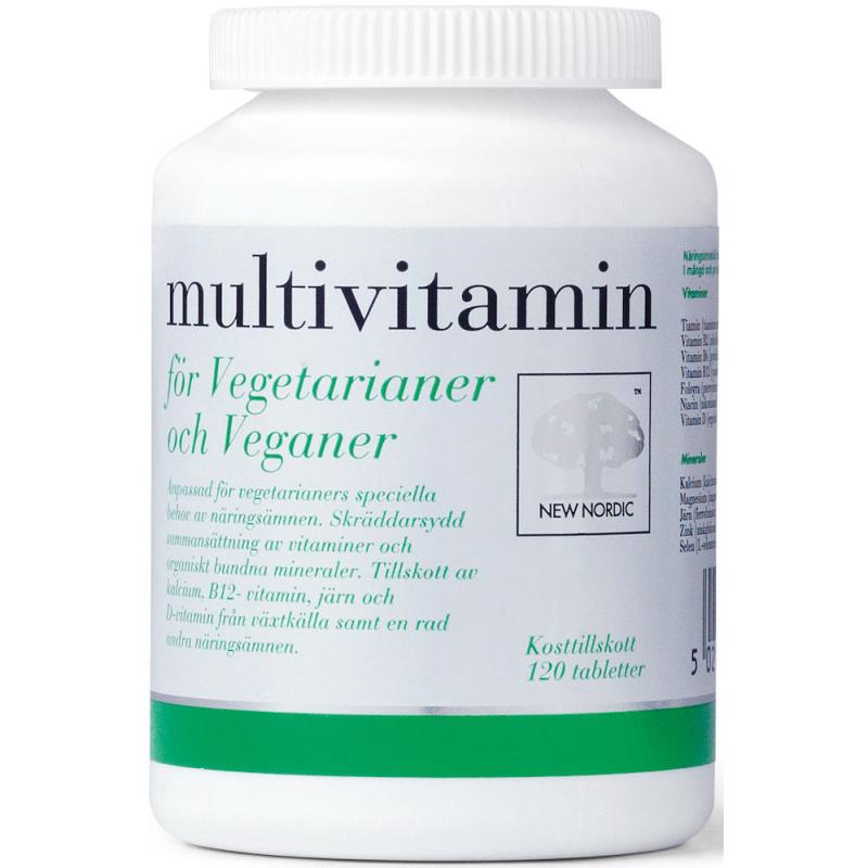 New Nordic Multivitamin för Vegetarianer & Veganer 120 st