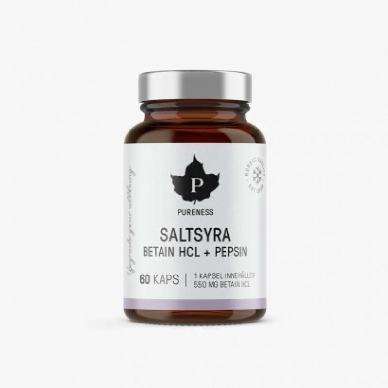 Pureness Beteine HCL -saltsyra 60 caps