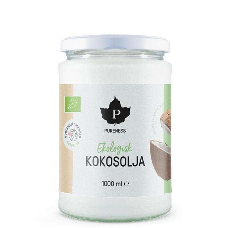 Pureness Jungfru kokosnötsolja Eko 1000 ml